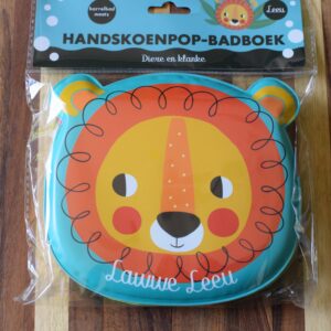 Handskoenpop-Badboek: Diere en klanke - Lawwe Leeu